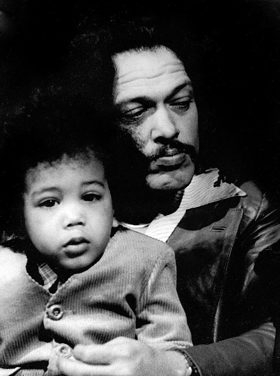 Lyman with his son Lyman III. Photo by Leni Sinclair.